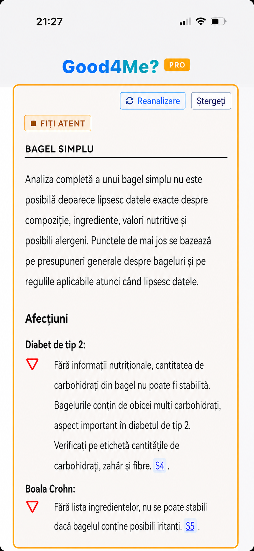 Citește rezultatul