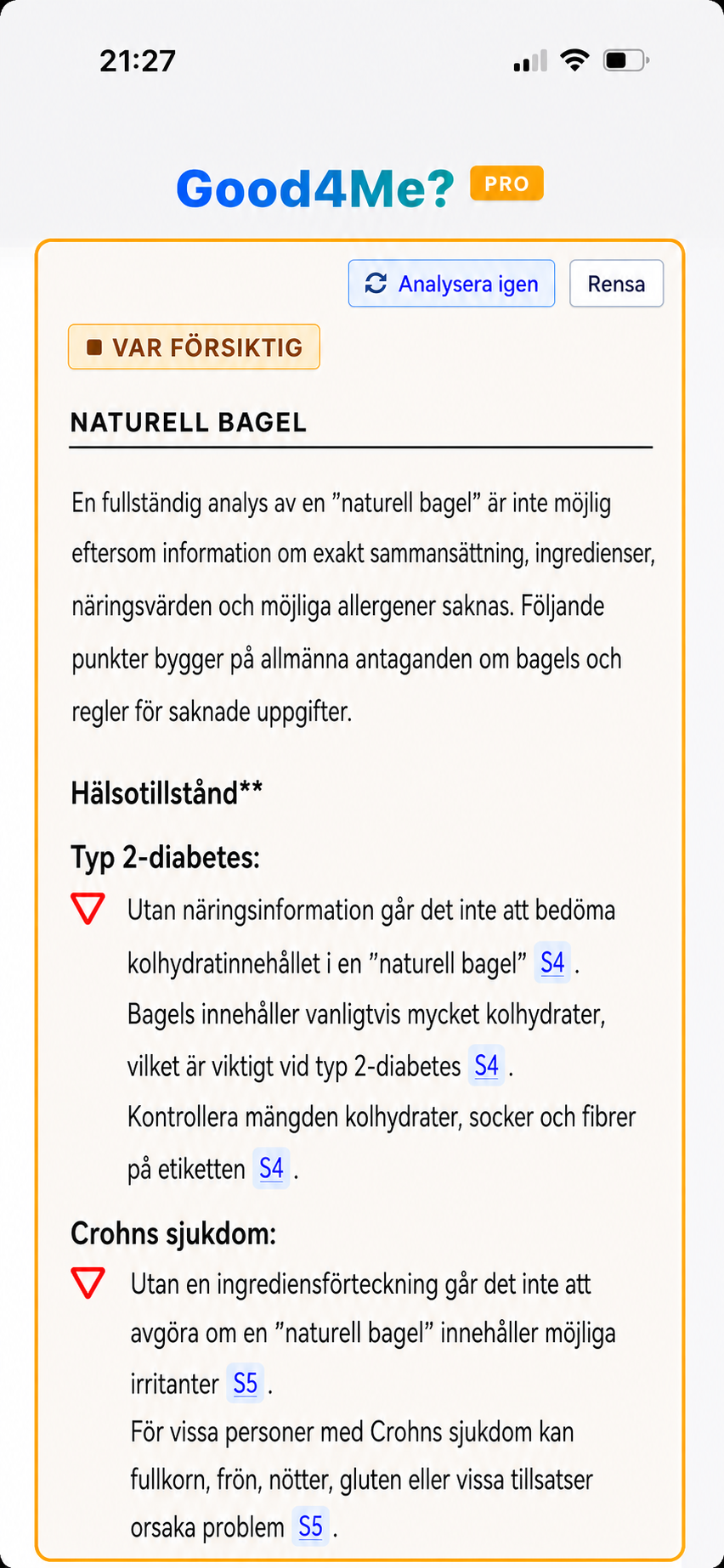 Läs resultatet